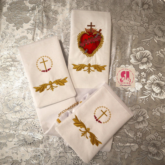 Sacred heart of Mary - Deacon stole