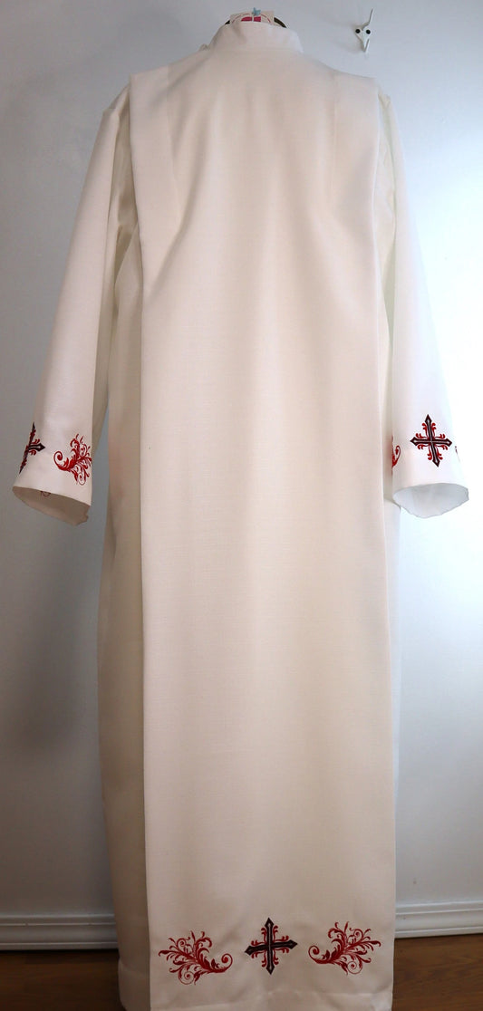 Mosaic Cross - Alb + Stole set.