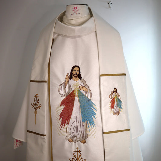 THE DIVINE MERCY - Chasuble + Stole Set