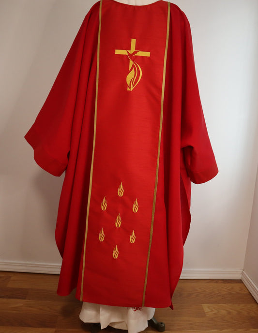 PENTECOST CROSS - Dalmatic & Stole Set