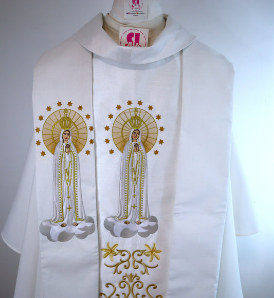 Our Lady of Fátima - Chasuble + Stole Set