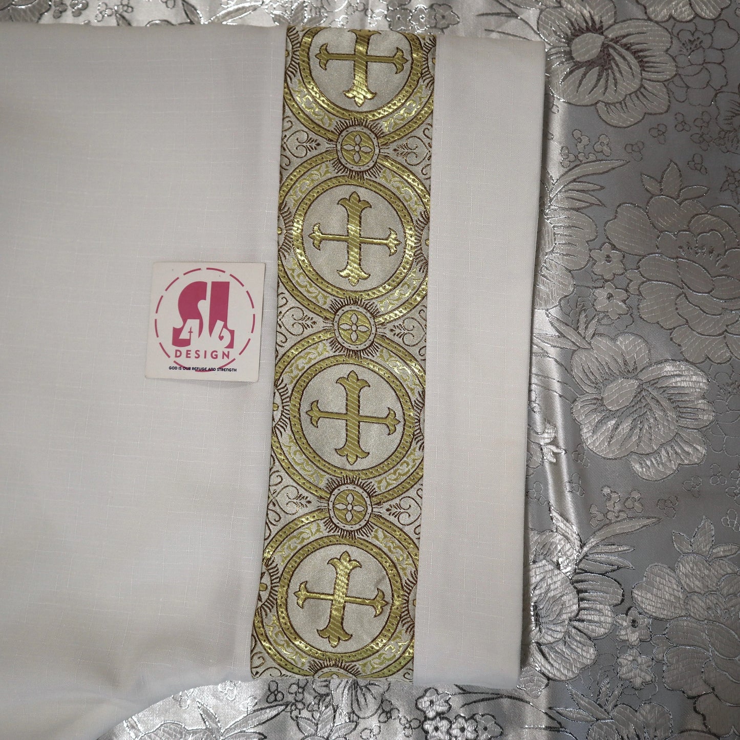 BROCADE SLEEVE - Dalmatic + Travel Stole Set