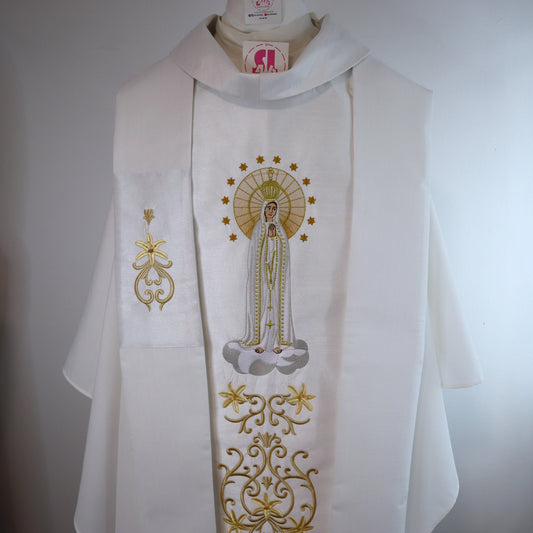 Our Lady of Fátima - Chasuble + Stole Set