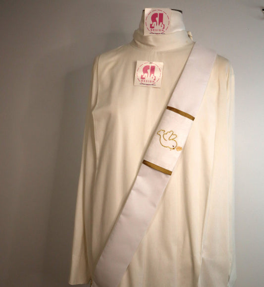 HOLY SPIRIT - DOVE - Deacon Travel Stole