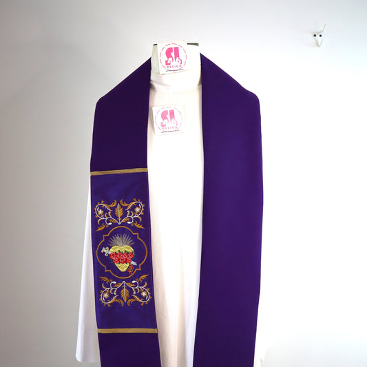 Sacred Heart of Mary - Priest Stole