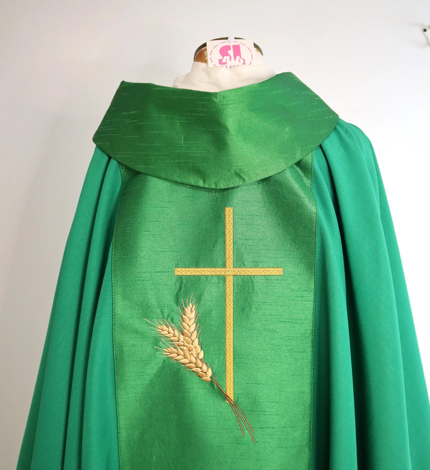 COMMUNION - Chalice + Grapes + Wheat - Chasuble & Stole Set