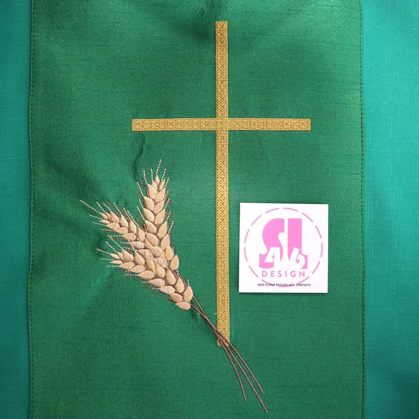 COMMUNION - Chalice + Grapes + Wheat - Chasuble & Stole Set