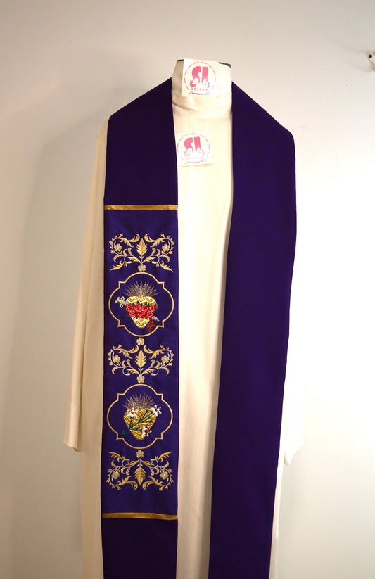 Sacred Heart of Mary and Joseph - Priest Stole