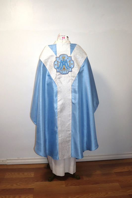MARIAN MEDALLION - Chasuble + Stole Set