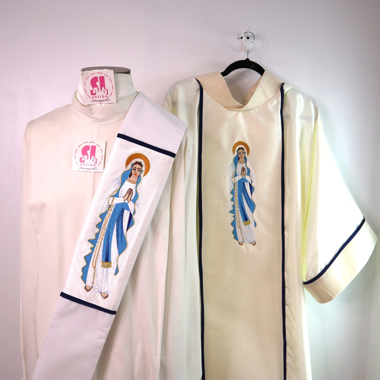 Our Lady of Lourdes - Dalmatic + Stole Set