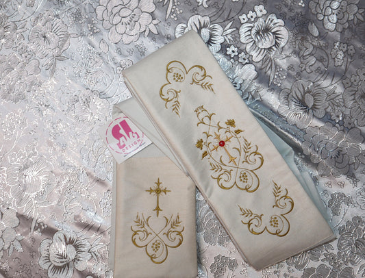 GRAPE VINE with CROSS - Deacon Stole