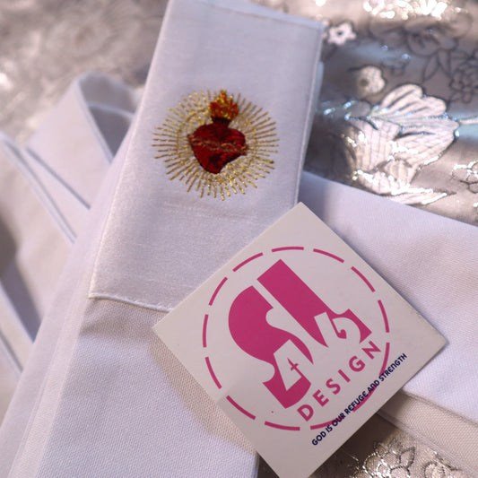 travel Deacon stole- Sacred Heart of Jesus