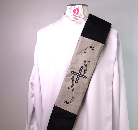 CROSS & VINES - Deacon Stole