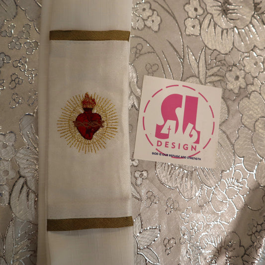 SACRED HEART - Deacon Travel Stole