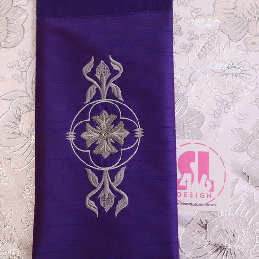 FLORAL CROSS VINE - Priest Stole