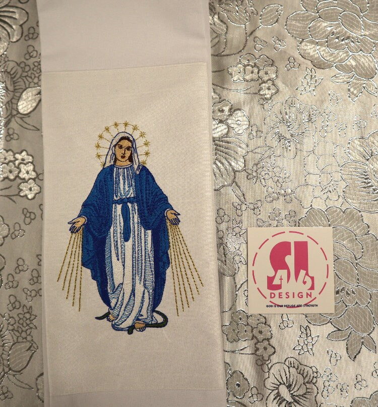 Immaculate Conception - Chasuble + Stole Set