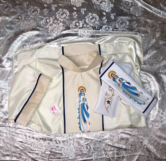 Our Lady of Lourdes - Dalmatic + Stole Set