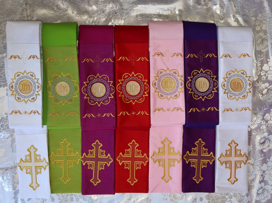 JHS - Dalmatic & Stole Set.