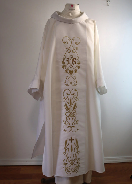 JHS - Grape Vines + wheat - Dalmatic & Travel Stole
