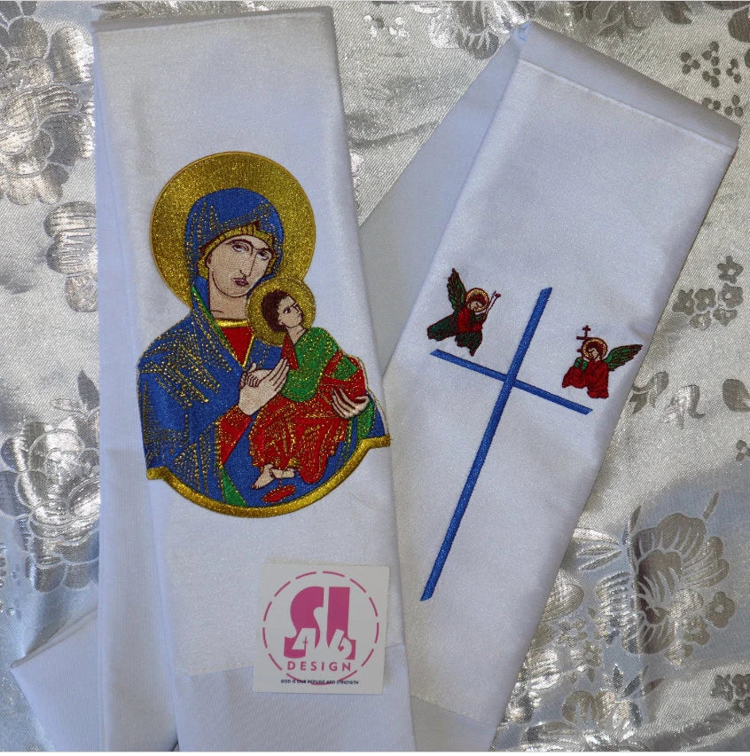 Our Lady of Perpetual Help - Chasuble + Stole Set.