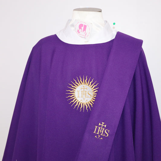 JHS - IHS - CROSS - Chasuble
