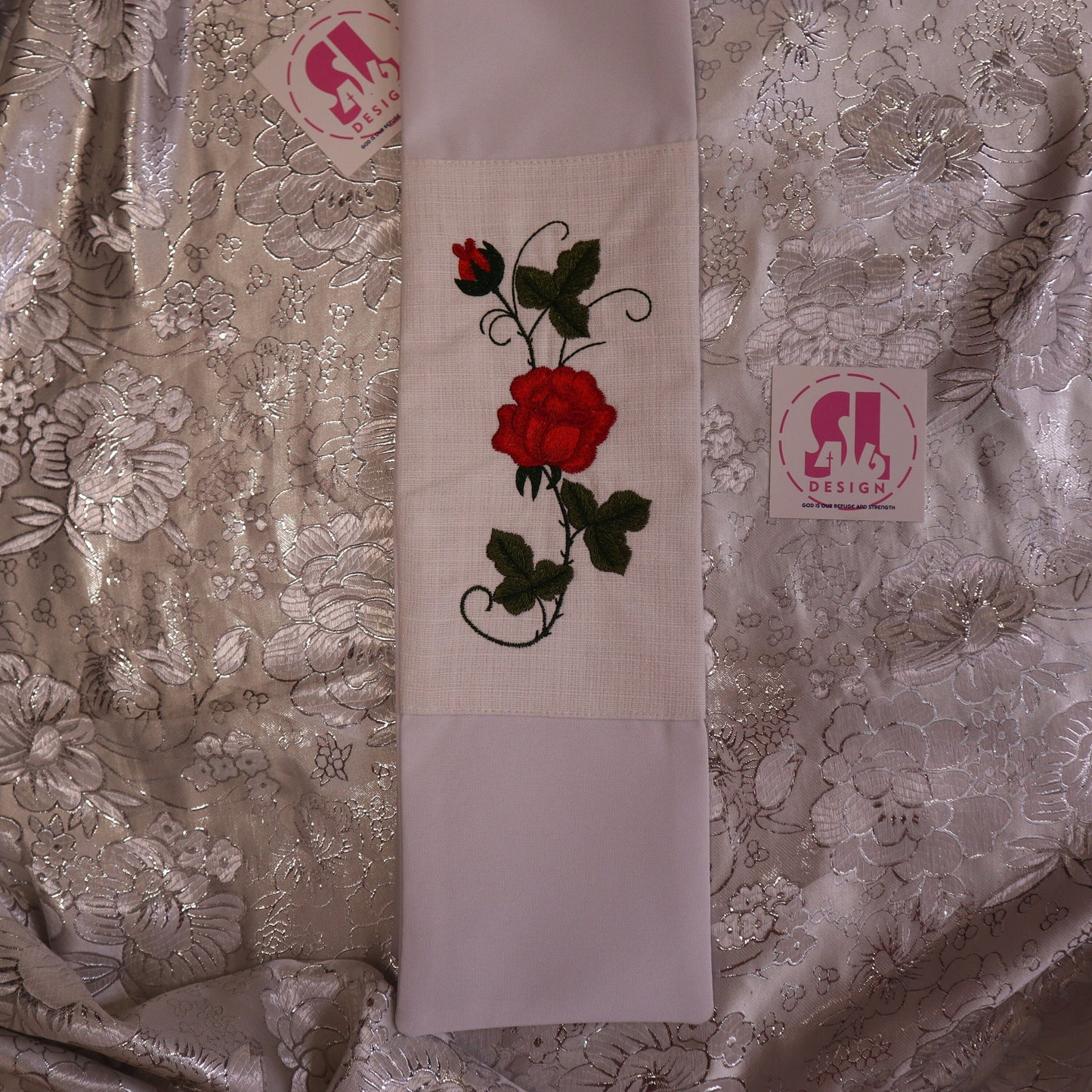 MARIAN ROSES - Deacon Stole