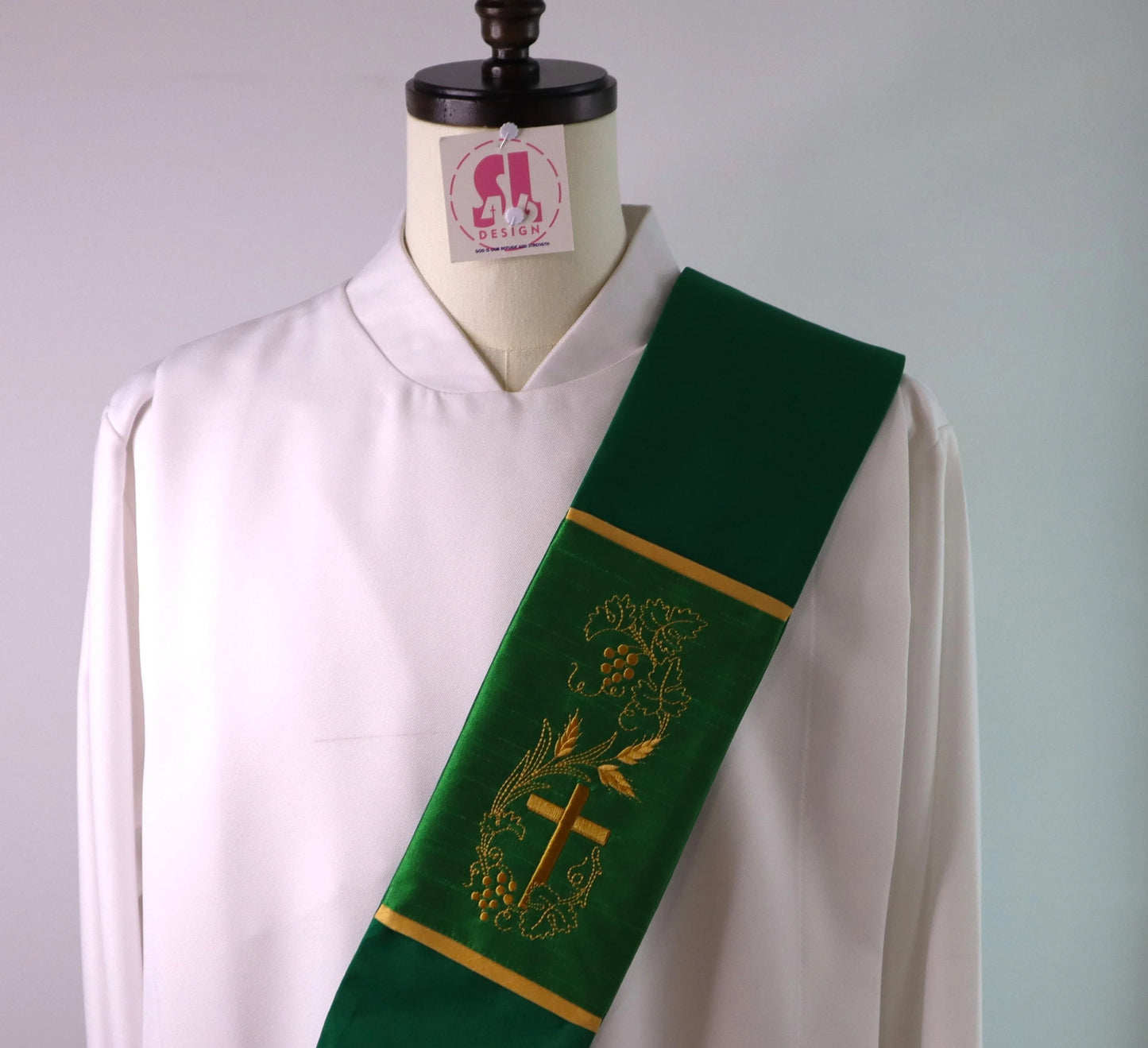 Holy Cross with Grapes - Deacon Stole