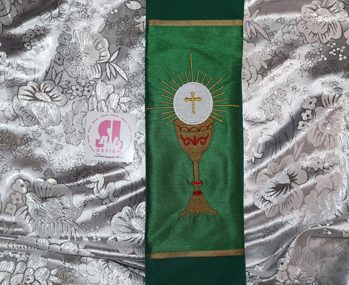 CHALICE + HOLY SPIRIT - Deacon Stole