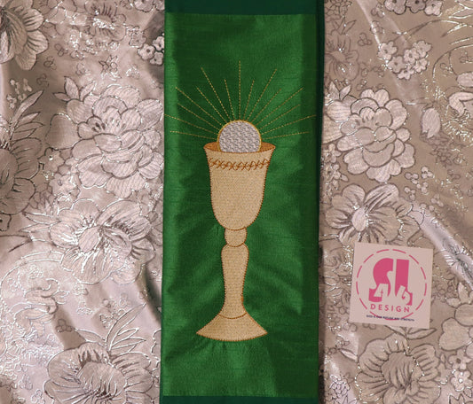 CHALICE + HOLY SPIRIT - Deacon Stole