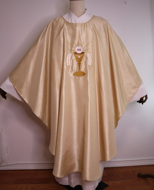 JHS CHALICE - Chasuble and Stole