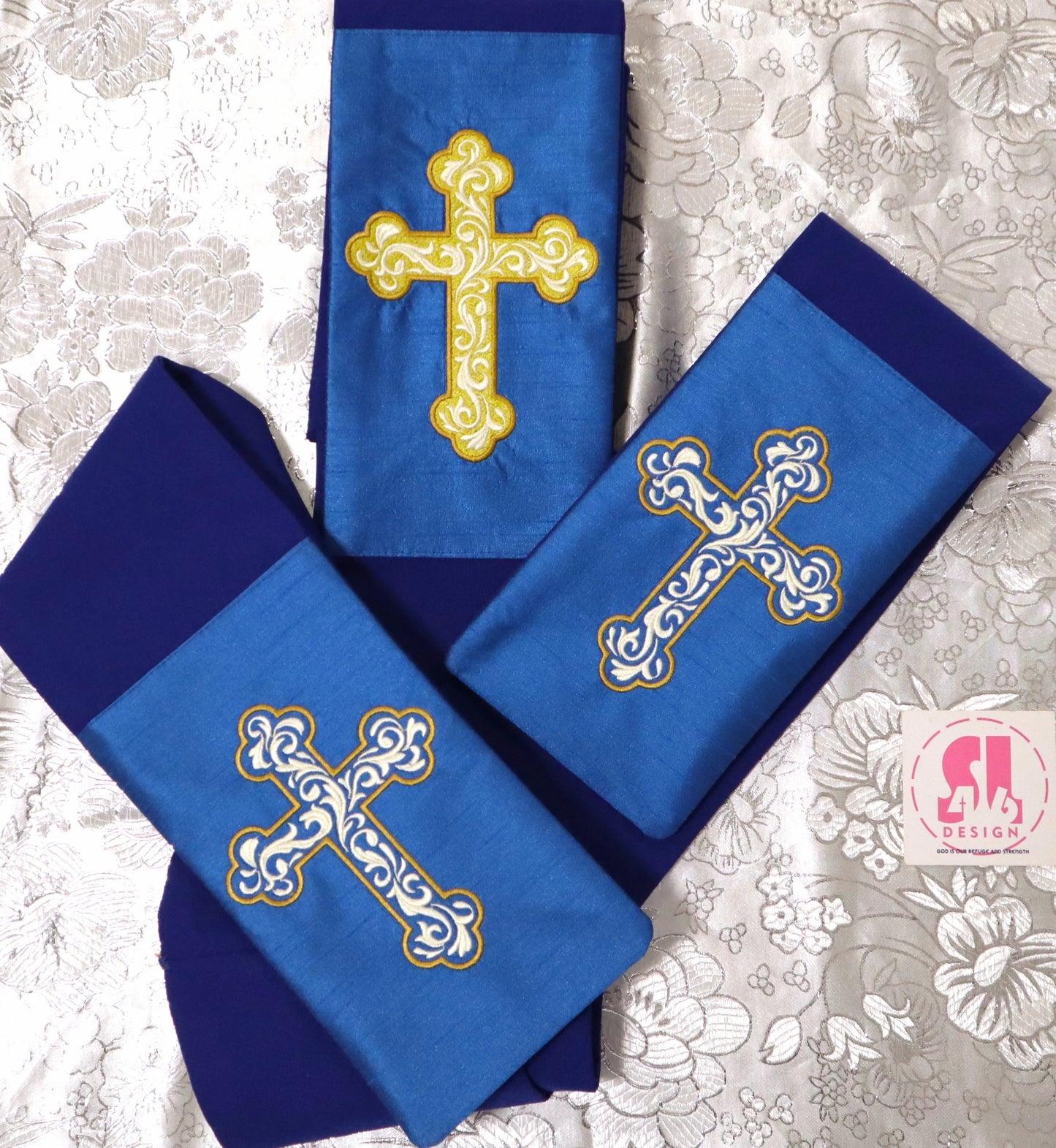 Brocade Cross - Deacon stole