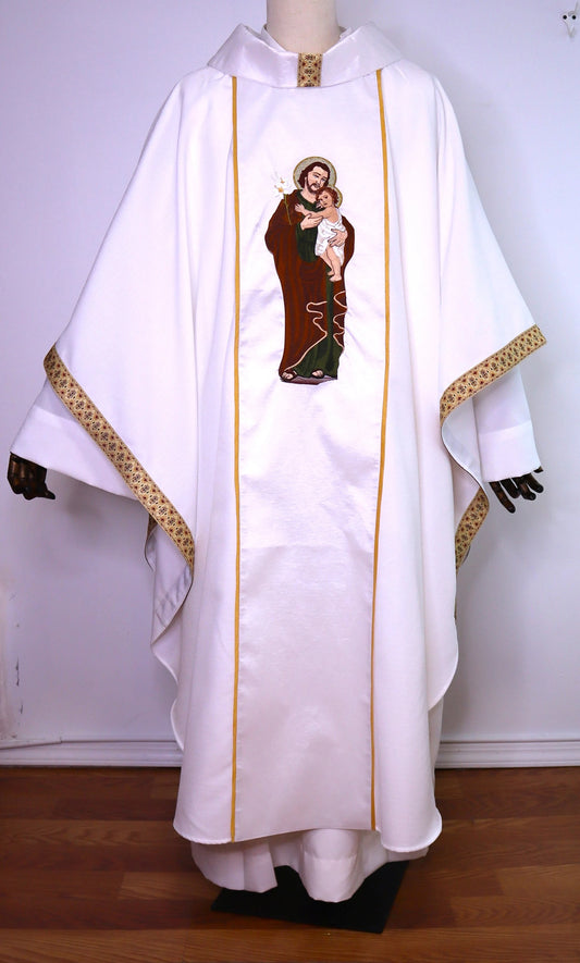 Saint Joseph - Priest Chasuble and stole Set
