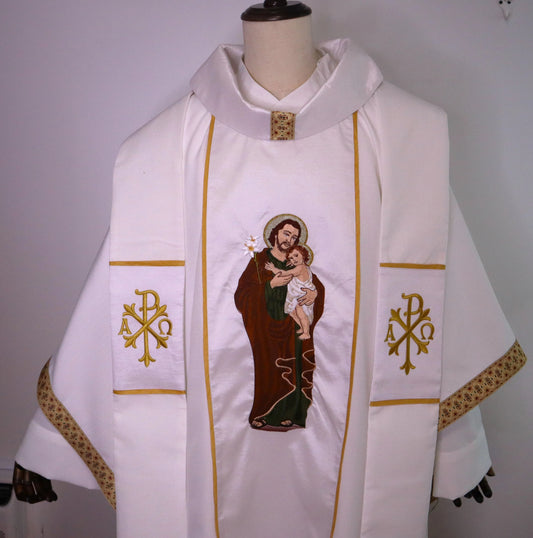 Saint Joseph - Priest Chasuble and stole Set