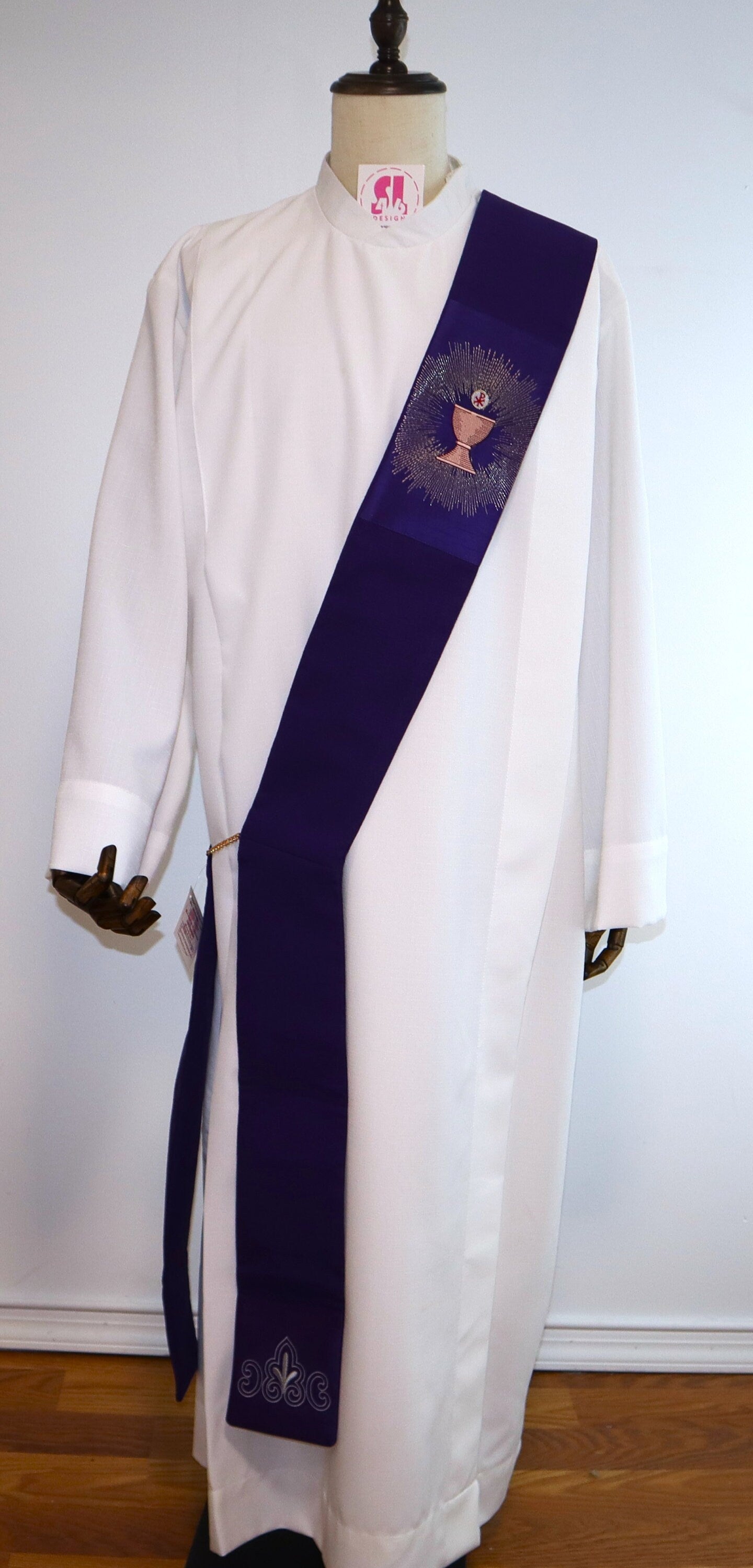 CHALICE + HOLY SPIRIT - Deacon Stole