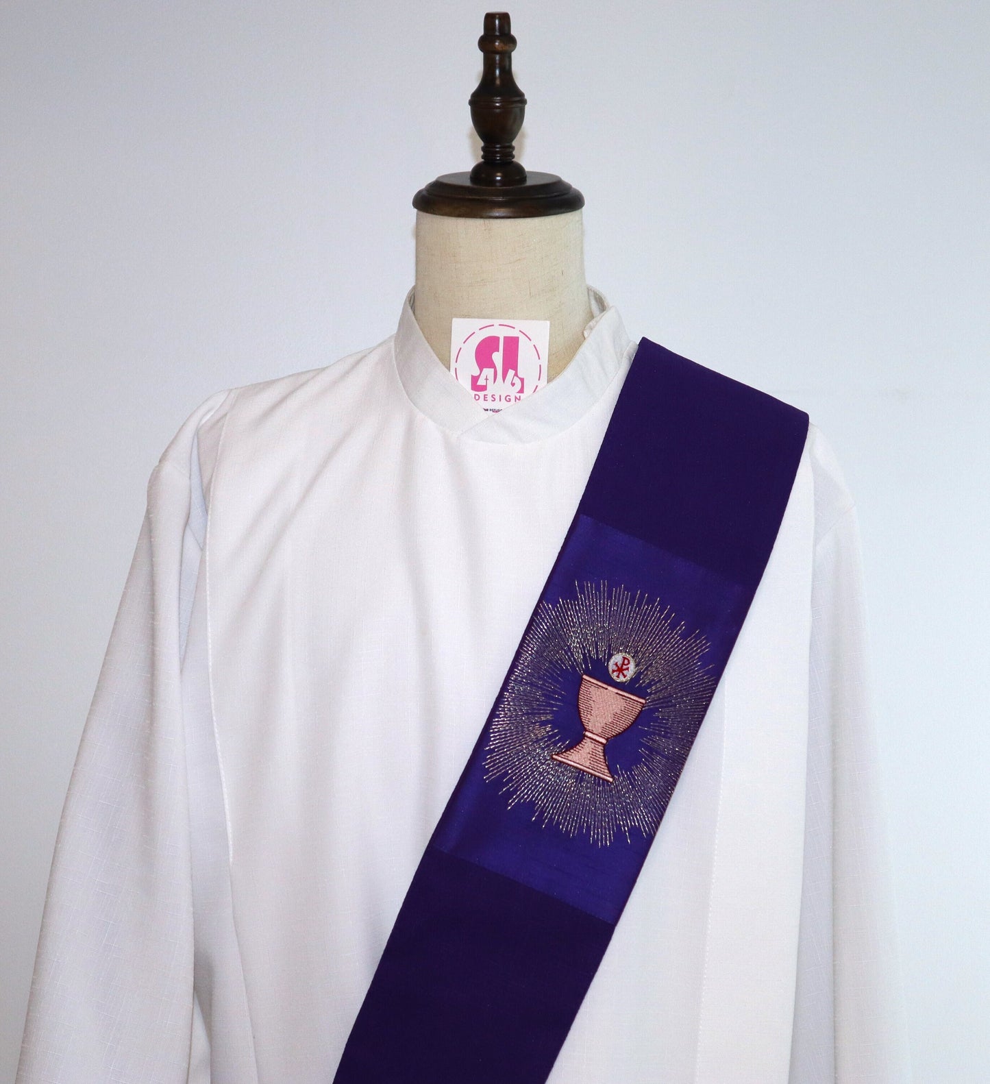 CHALICE + HOLY SPIRIT - Deacon Stole
