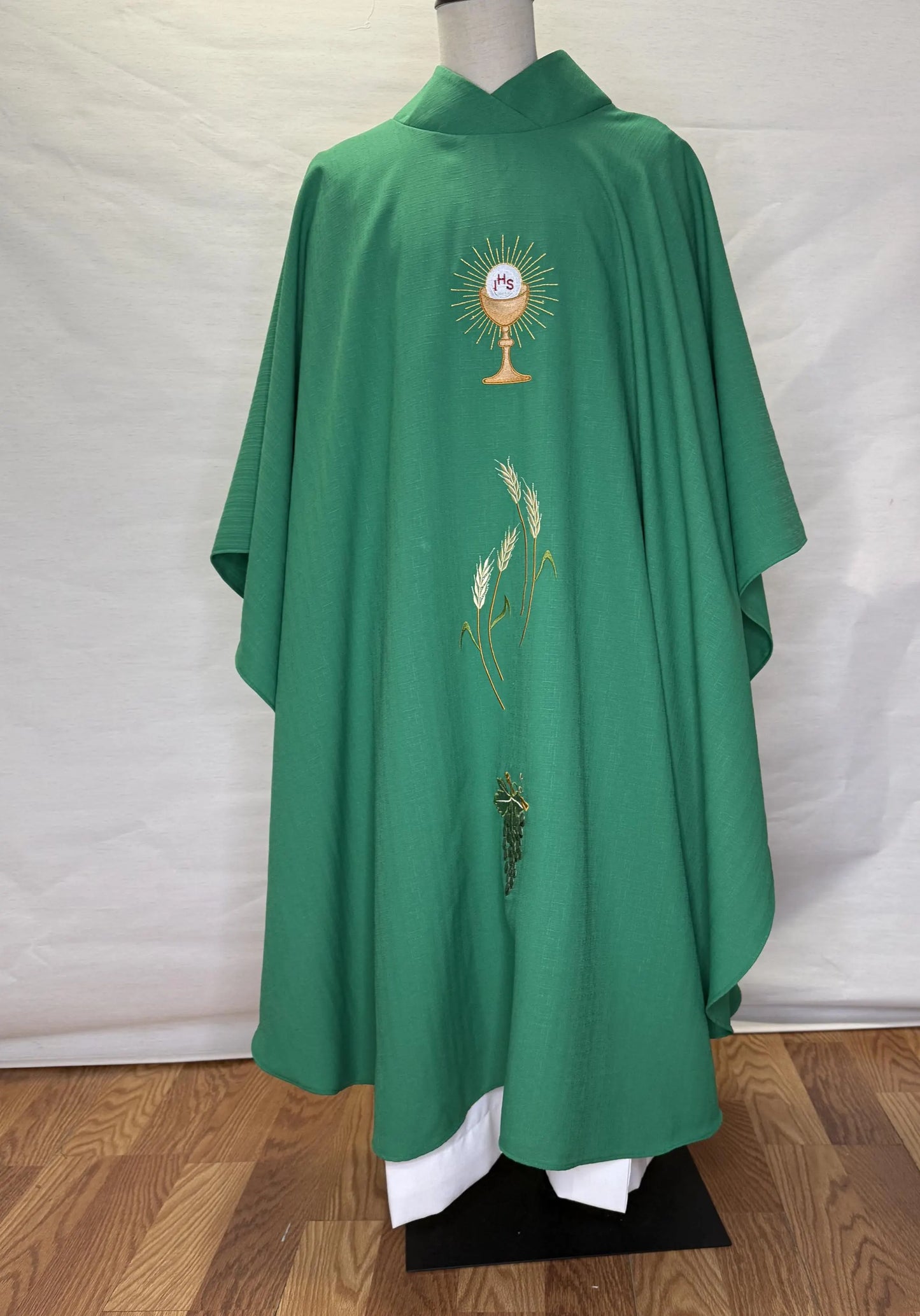 JHS with Chalice - Chasuble and stole set