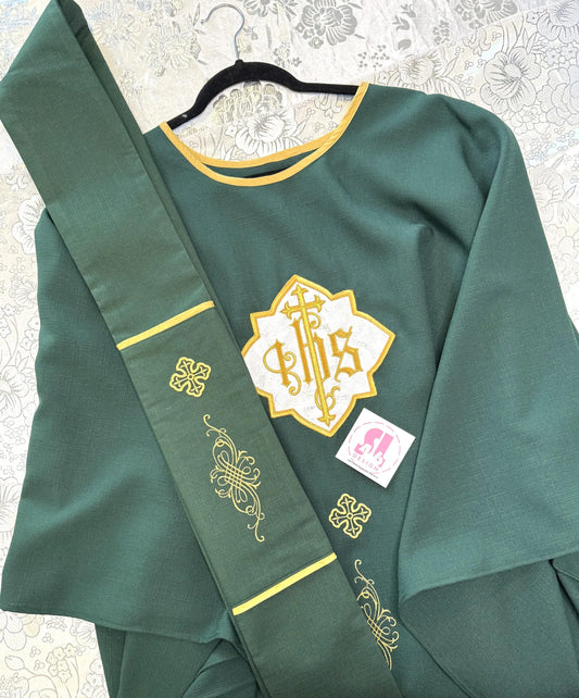 JHS Chasuble and Stole set