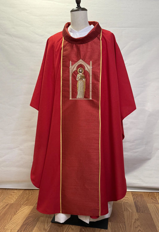 St. Luke the Evangelist - Chasuble + Stole Set.