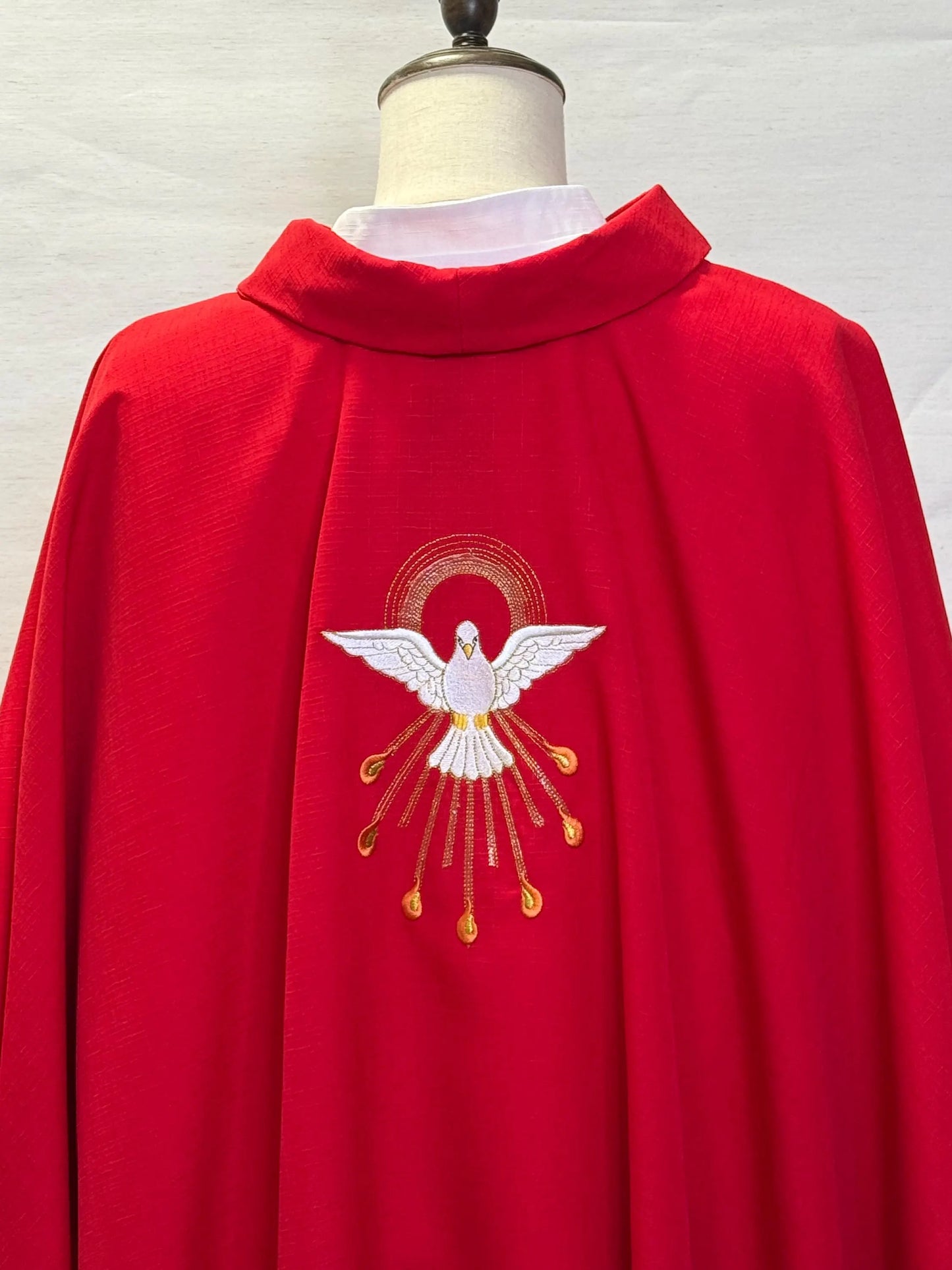PENTECOST - HOLY SPIRIT - Chasuble + Stole Set.