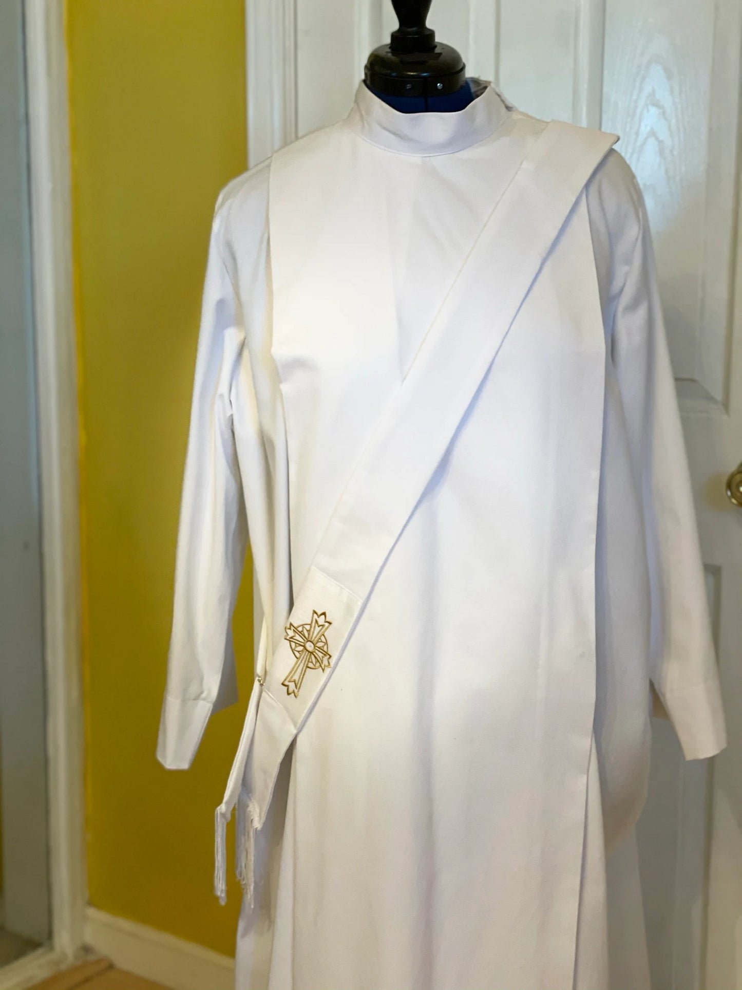 IRISH / CELTIC CROSS - Deacon Travel Stole