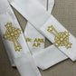 IRISH / CELTIC CROSS - Deacon Travel Stole