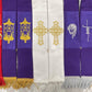 JESUS CHRIST - CROSS - Deacon Travel Stole