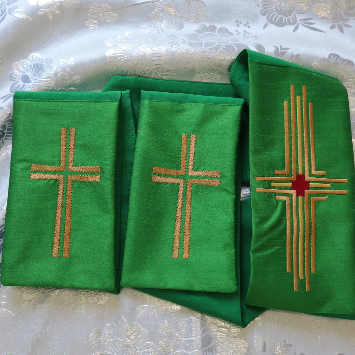 Sacred Heart  Cross - Deacon stole