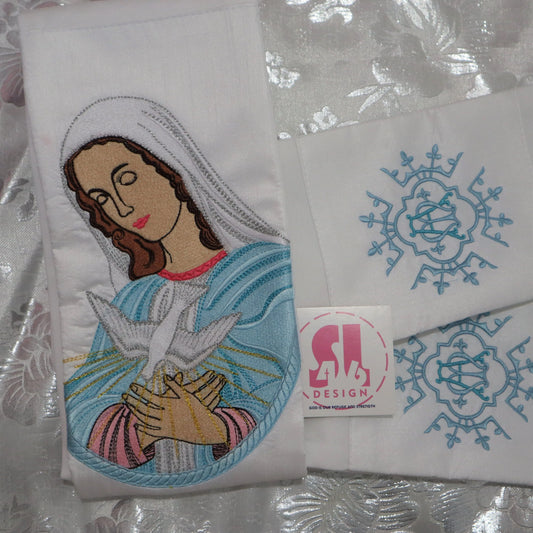 MARY & HOLY SPIRIT - Deacon Stole