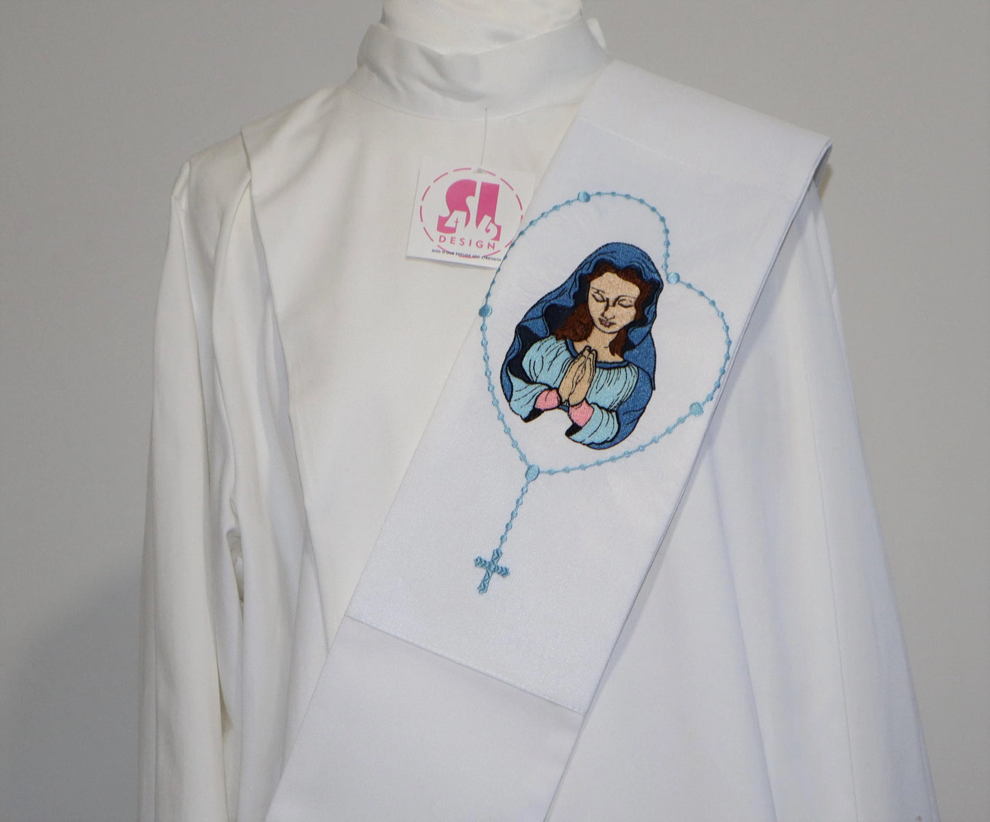 Our Lady of the Rosary - Deacon Stole.
