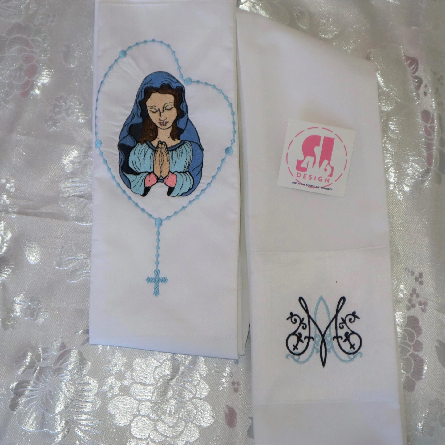 Our Lady of the Rosary - Deacon Stole.
