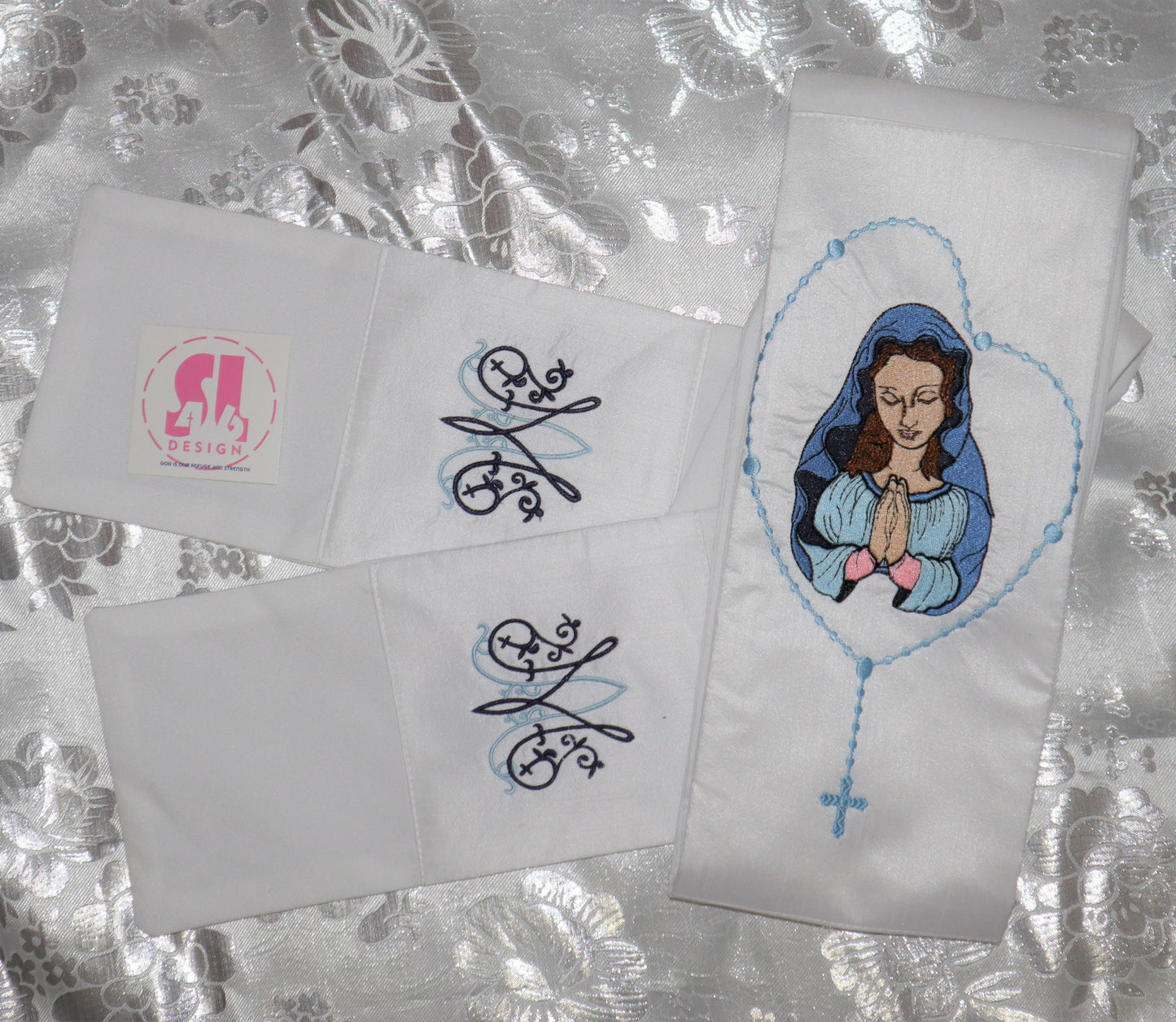 Our Lady of the Rosary - Deacon Stole.