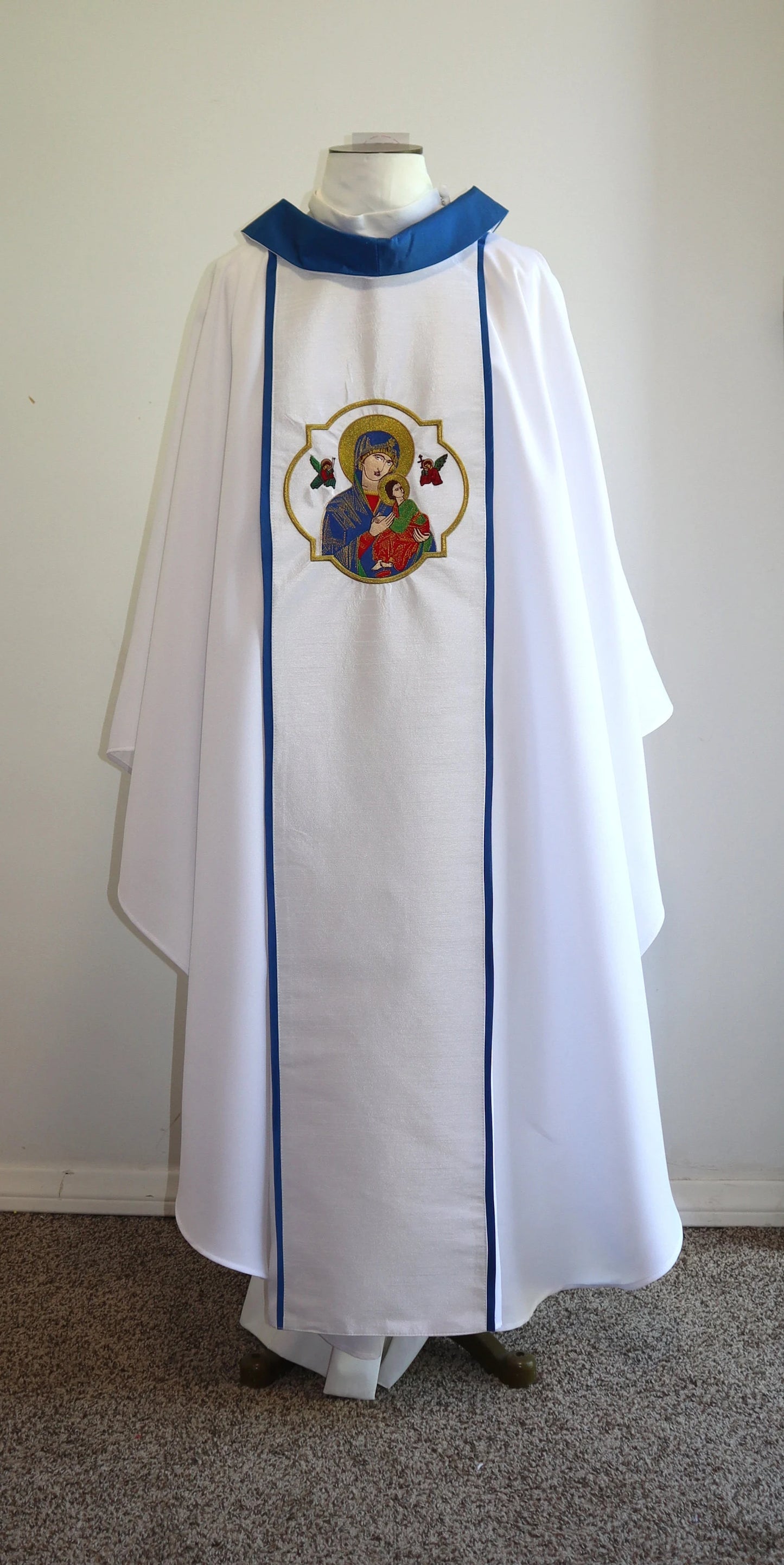 Our Lady of Perpetual Help - Chasuble + Stole Set.