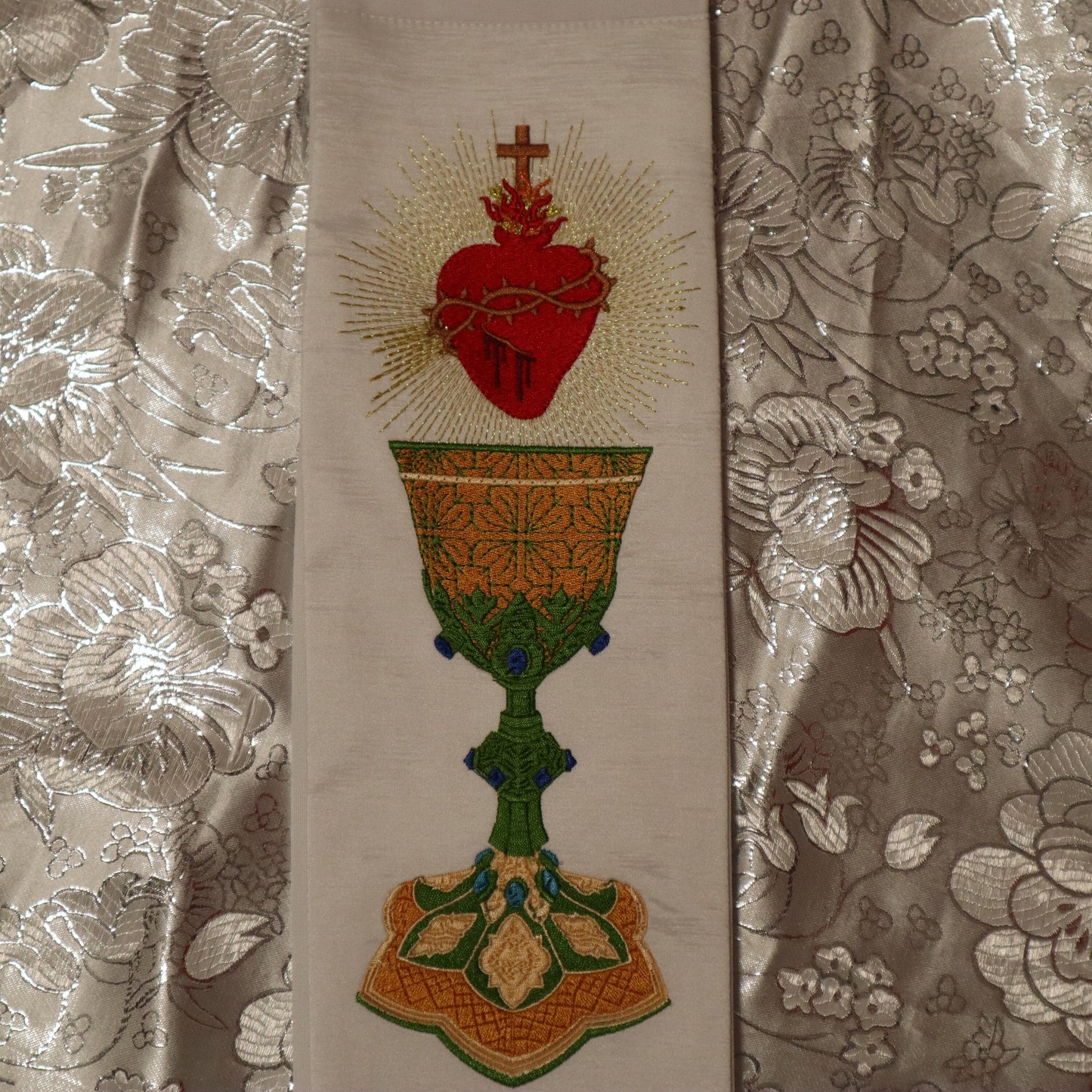 SACRED HEART CHALICE - deacon stoles