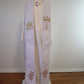 JHS Medallion with crown  Chasuble and stole set